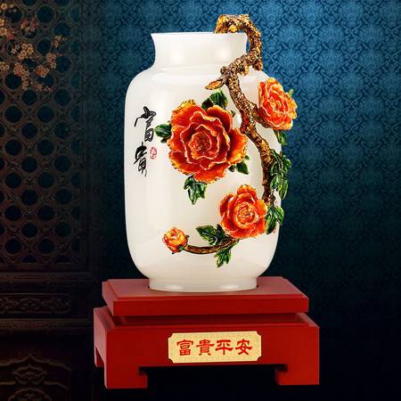 琺瑯彩琉璃花瓶 湯河店創(chuàng)意工藝，點(diǎn)亮家居藝術(shù)與饋贈(zèng)之選